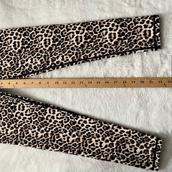 Zyia Leopard Brilliant Tights Leggings 7/8 Size 4 Women’s High Waisted - Picture 5 of 8